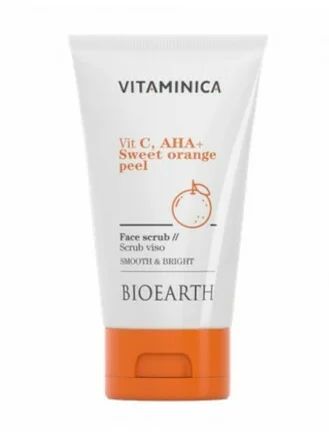Exfoliant fata cu vitamina C si AHA 150ml, Vitaminica Bioearth