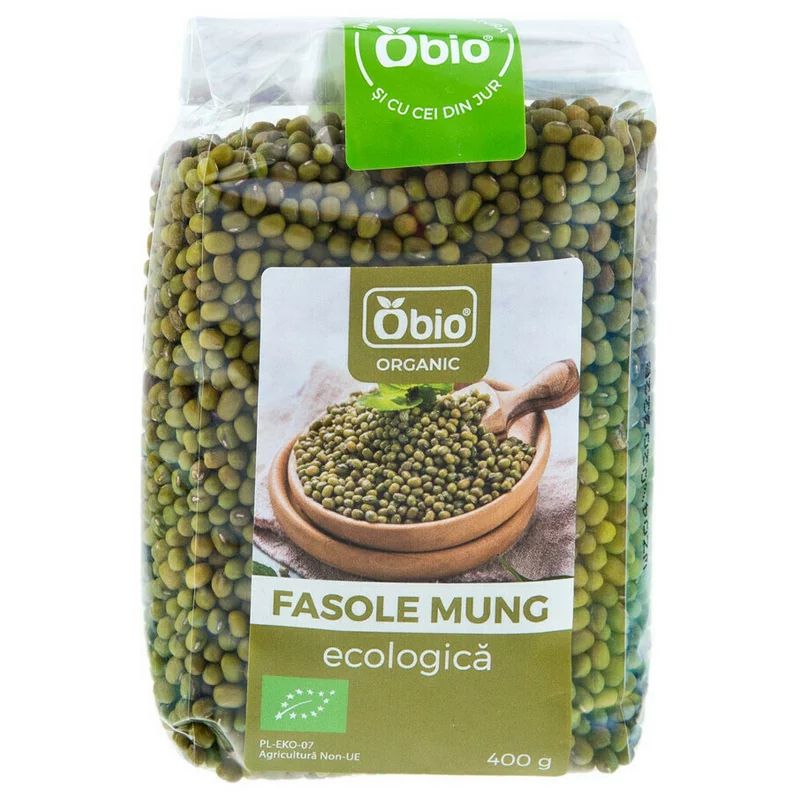 Fasole mung bio 400g Obio - Imagine 1