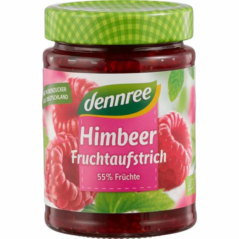 Gem de zmeura bio 340g Dennree - Imagine 1