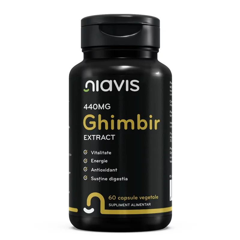 Ghimbir Extract 440mg 60cps, Niavis