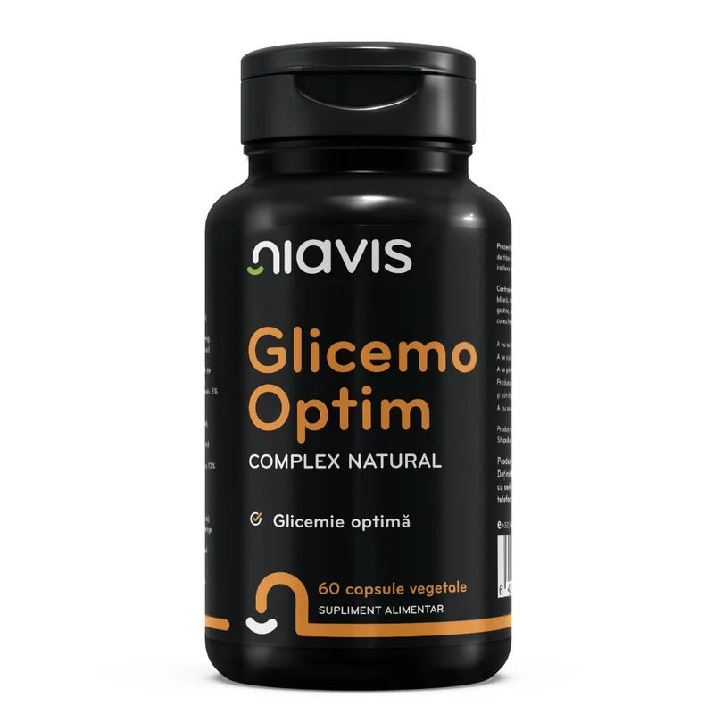 Glicemo Optim Complex Natural 60cps, Niavis