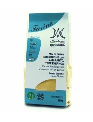 Mix de fainuri cu amarant, teff si quinoa bio 250g Marchesato