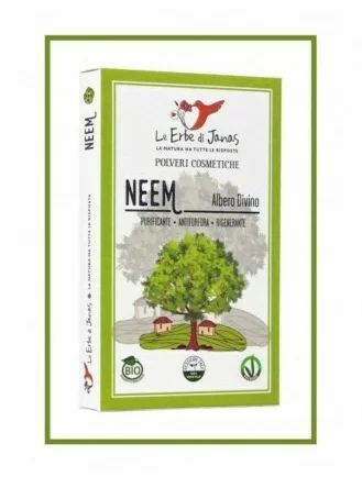 Neem Pudra Ayurvedica 100gr, Le Erbe di Janas
