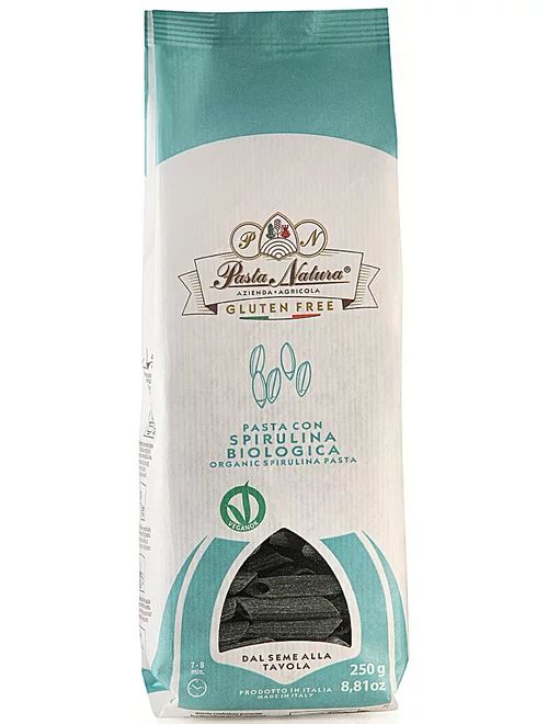Paste din orez cu spirulina bio 250g Pasta Natura
