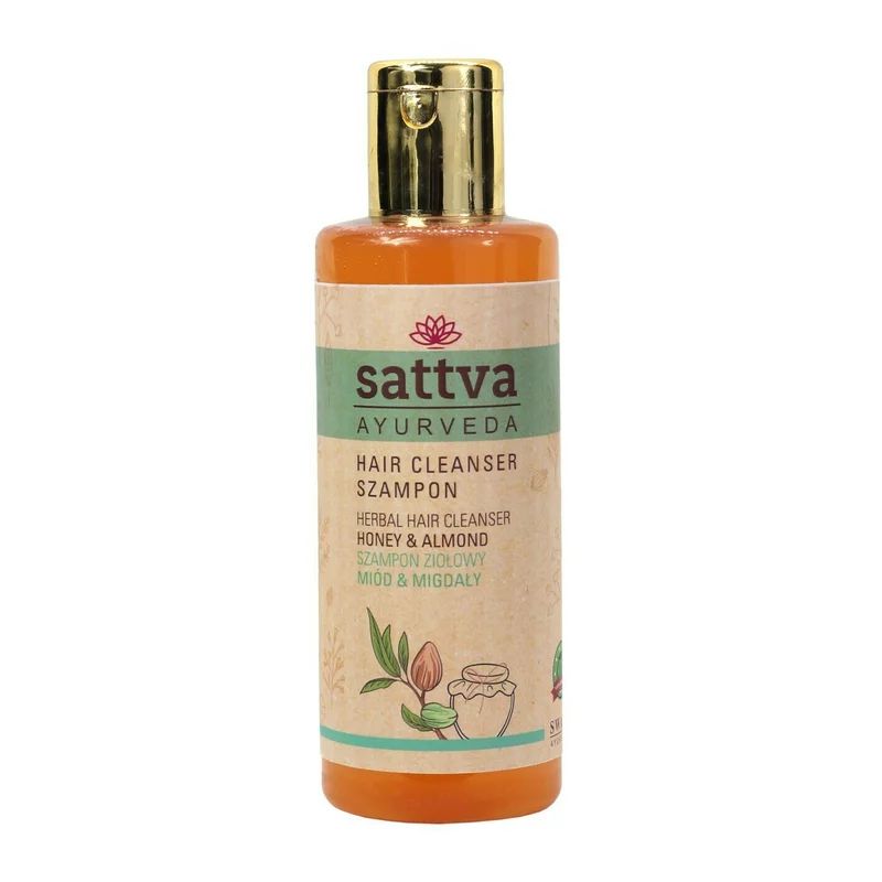 Sampon hidratant cu miere si migdale, 210ml, Sattva Ayurveda