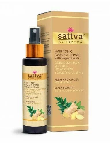 Tratament scalp si par cu neem si ghimbir 100ml, Sattva Ayurveda