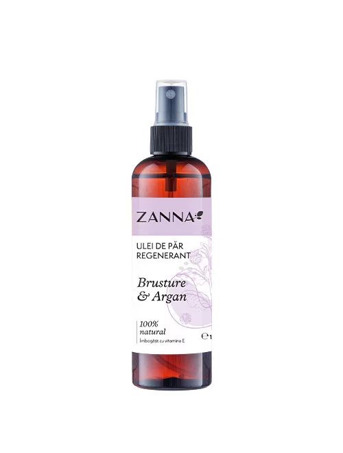 Ulei de par cu brusture si argan, 150ml, Zanna