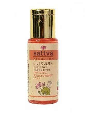 Ulei pentru fata si corp cu Lotus 50ml, Sattva Ayurveda