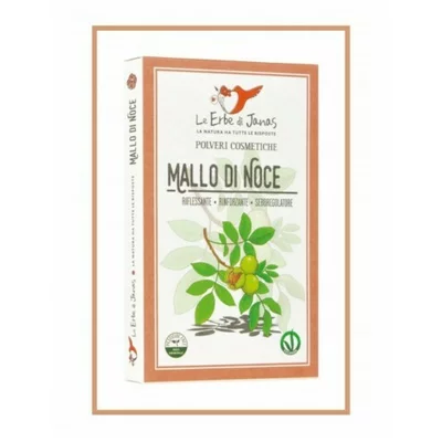 Pudra din coaja de nuca 100gr, Erbe di Janas