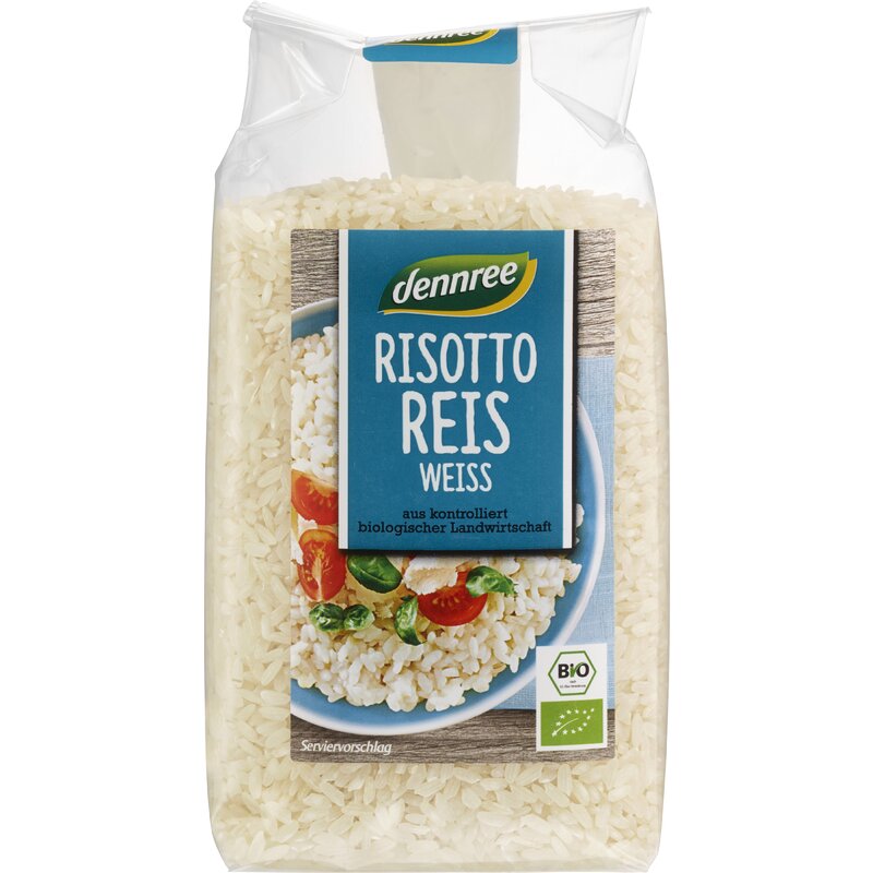 Risotto orez alb bio 500g Dennree