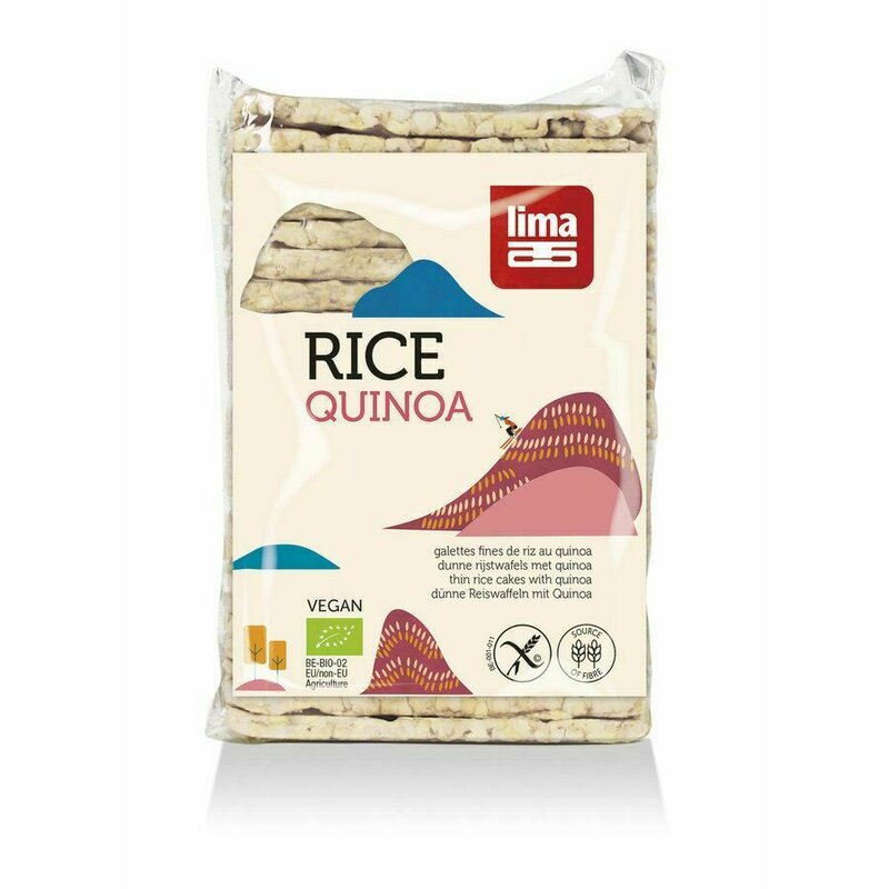 Rondele de orez expandat cu quinoa bio 130g