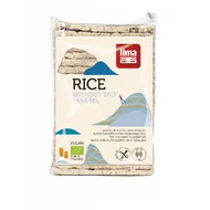 Rondele din orez expandat fara sare bio 130g, Lima
