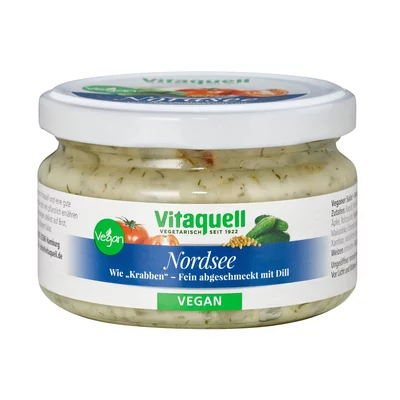 Salata Marea Nordului cu proteina din soia, sfecla, castraveti si marar 180g Vitaquell PRET REDUS