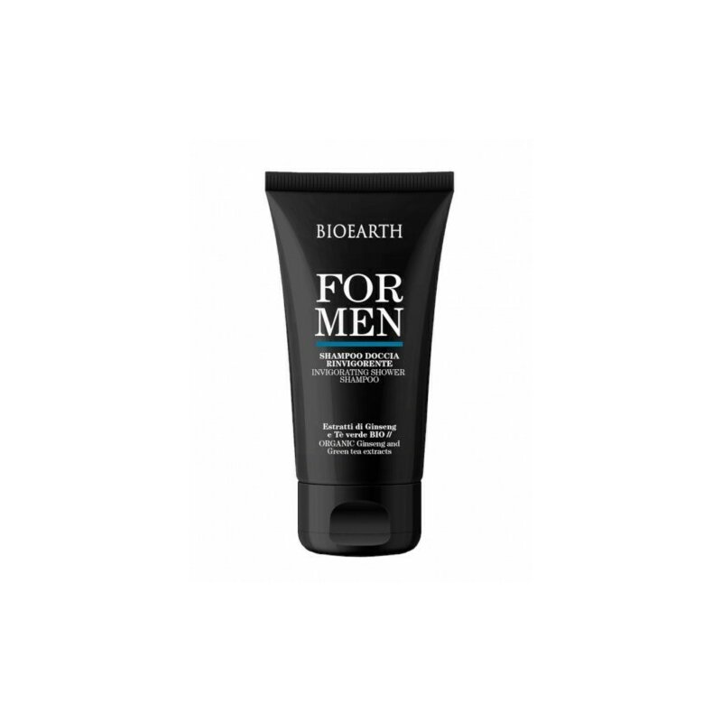 Sampon si gel de dus revigorant pentru barbati 200ml, For Men Bioearth