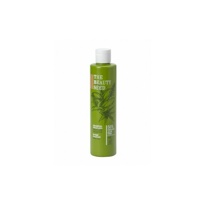 Sampon spalari frecvente cu aloe 50% 250ml, The Beauty Seed Bioearth