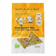 SANATELE BIO Linte, Orez Negru si Ceapa, ecologic, fara gluten, 40g, Republica BIO-picture