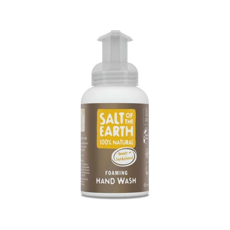 Sapun lichid spumant cu chihlimbar si lemn de santal, Salt of the Earth, 250 ml