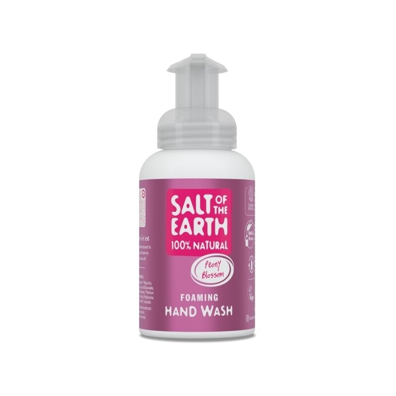 Sapun lichid spumant cu floare de bujor, Salt of the Earth, 250 ml