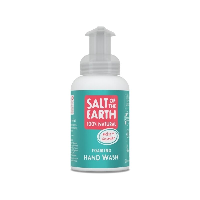 Sapun lichid spumant cu pepene galben si castravete, Salt of the Earth, 250 ml