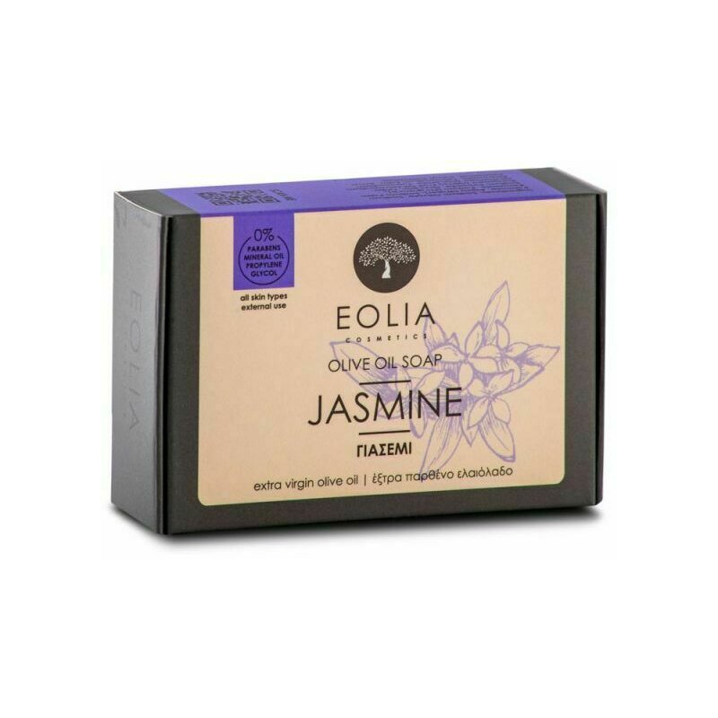 Sapun Natural cu Ulei de Masline Extra Virgin si Iasomie 100 gr / 3.50 oz, Eolia