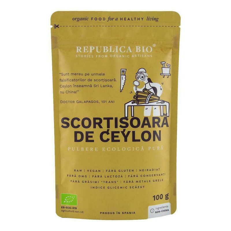 Scortisoara de Ceylon Eco - Republica BIO, 100 g