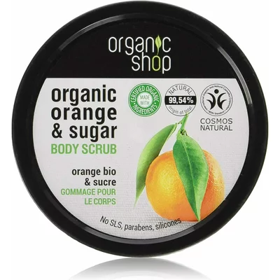 Scrub de corp delicios cu zahar si portocala, 250 ml - Organic Shop
