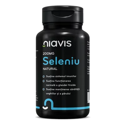 Seleniu Natural 200mcg 60 cps, Niavis