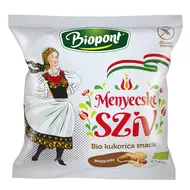 Snack din porumb cu arahide, fara gluten, bio 45g Biopont-picture