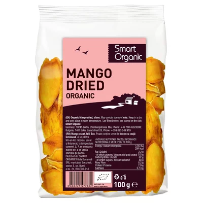 Mango deshidratat felii bio 100g SO - PRET REDUS