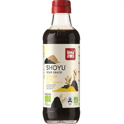 Sos de soia Shoyu Ginger Thai bio 250ml