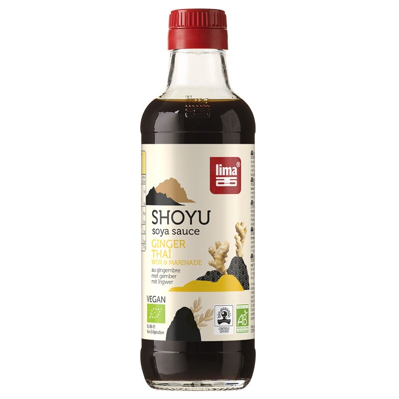 Sos de soia Shoyu Ginger Thai bio 250ml