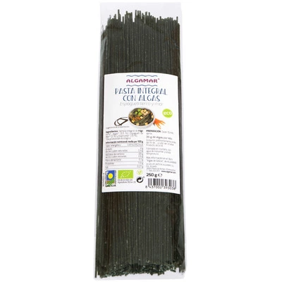 Spaghetti integrale cu alge marine bio, 250g PRET REDUS