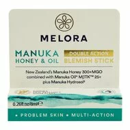 Stick anti-imperfectiuni MELORA cu miere de MANUKA MGO 300+ si ulei de MANUKA MBTK 25+, 8 ml, natural