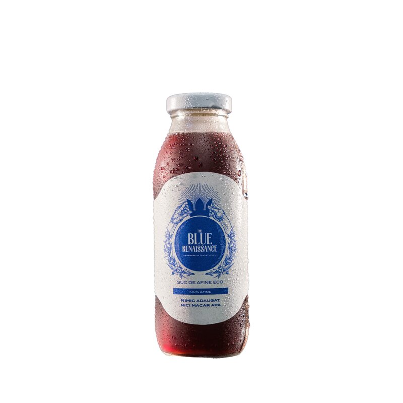 Suc de Afine 100% Certificat Organic, 300ml, The Blue Renaissance