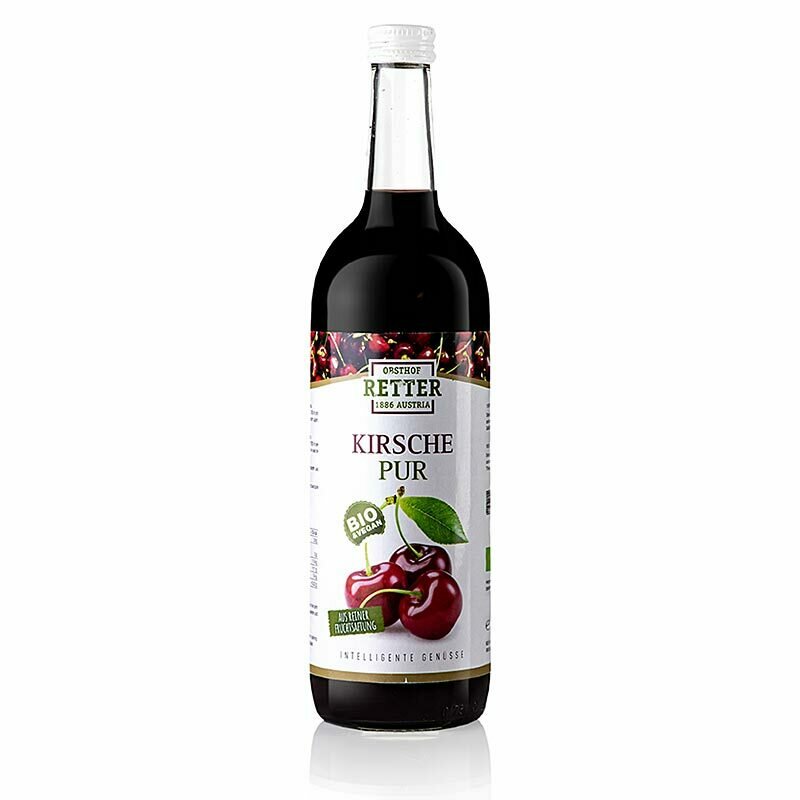 Suc de cirese pur bio, 750ml, Retter