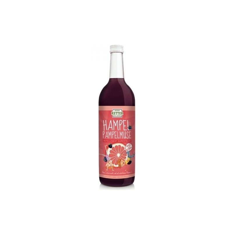Suc de grapefruit, dude negre si afine pur, bio, 750ml, retter