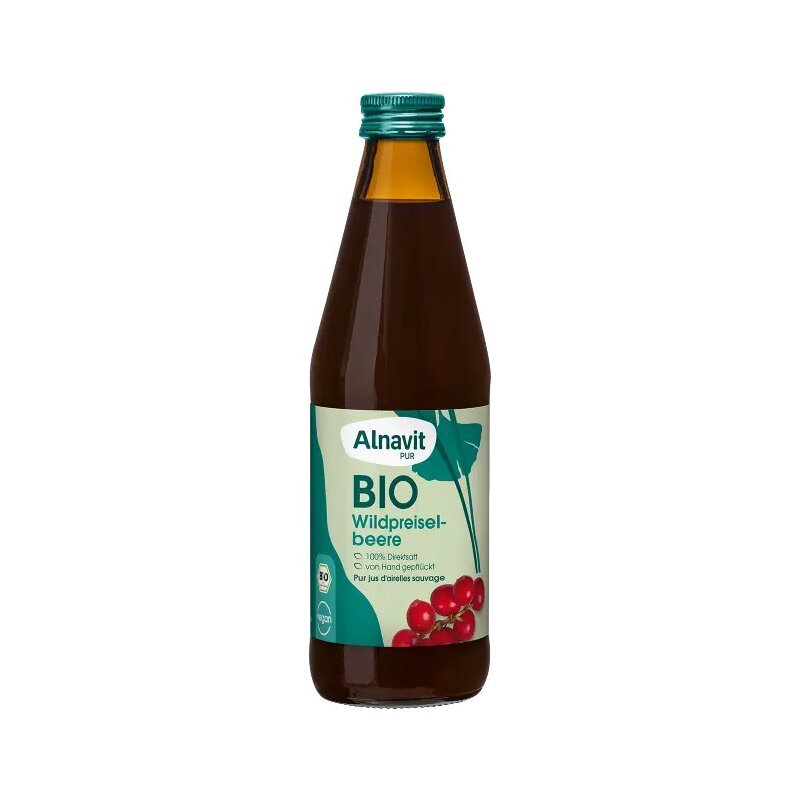 Suc de merisoare salbatice bio 330ml alnavit