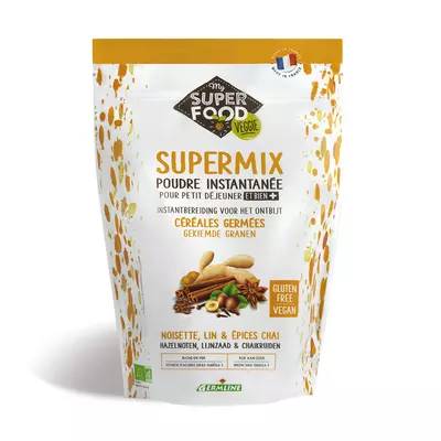 Supermix pentru micul dejun cu alune de padure - chai bio 350g, fara gluten PRET REDUS