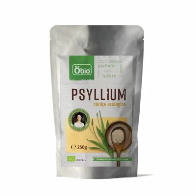 Tarate de psyllium bio, 250g - Obio