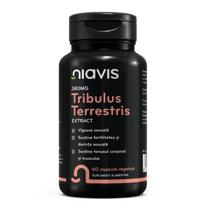 Tribulus Terrestris Extract 380mg 60cps, Niavis