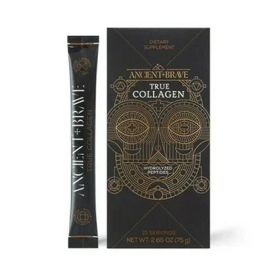 True Collagen powder (15 plicuri x 5 grame), Ancient and Brave
