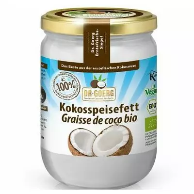 Ulei de cocos Premium dezodorizat pt. gatit bio 500ml Dr. Goerg