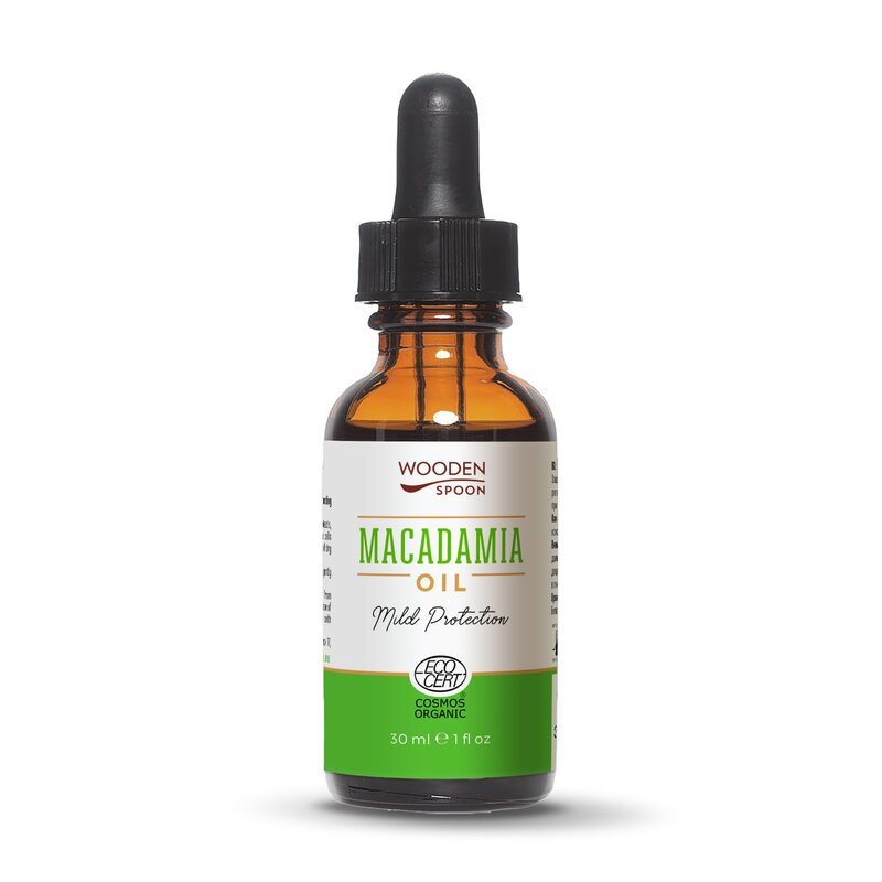 Ulei de Macadamia, bio, 30ml, Wooden Spoon