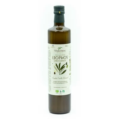 Ulei de masline extravirgin Liophos Early Harvest, bio, 750ml, Stamatakos Olivegrove