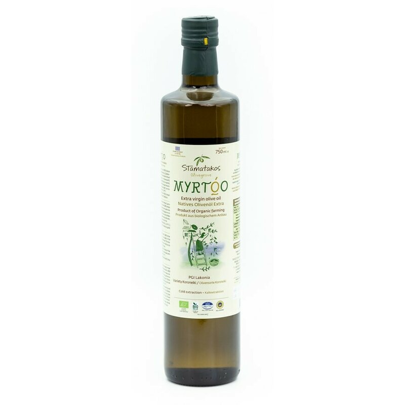 Ulei de masline extravirgin Myrtoo, bio, 750ml, Stamatakos Olivegrove