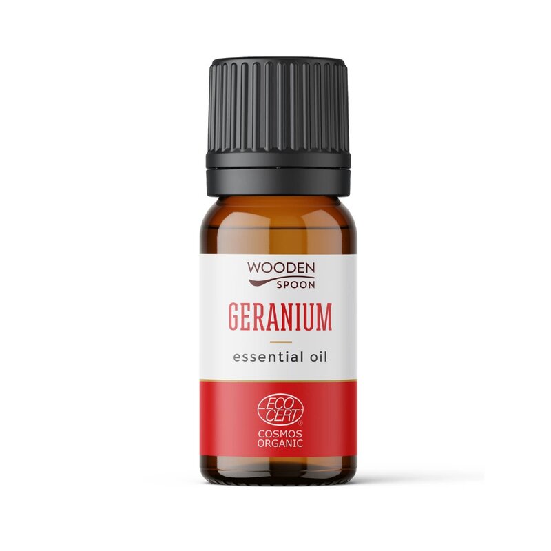 Ulei esential de geranium, bio, 5ml, Wooden Spoon