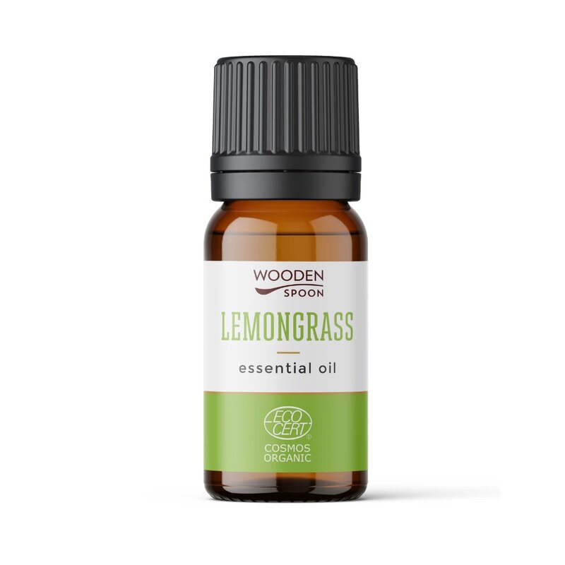 Ulei esential de lemongrass, bio, 5ml, Wooden Spoon