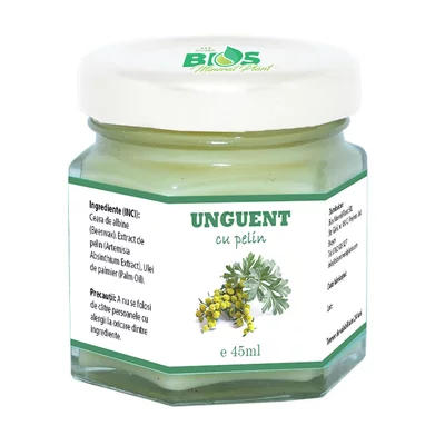 Unguent cu Pelin, 45 ml, Bios Mineral Plant