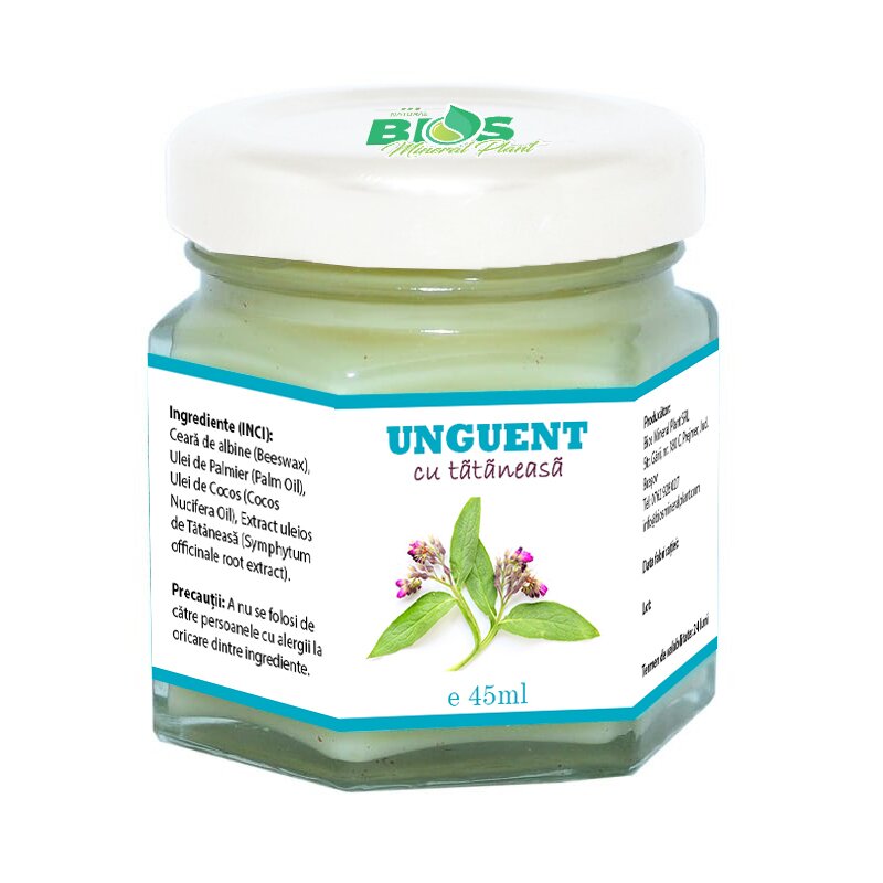 Unguent Cu Tataneasa, 45 Ml, Bios Mineral Plant