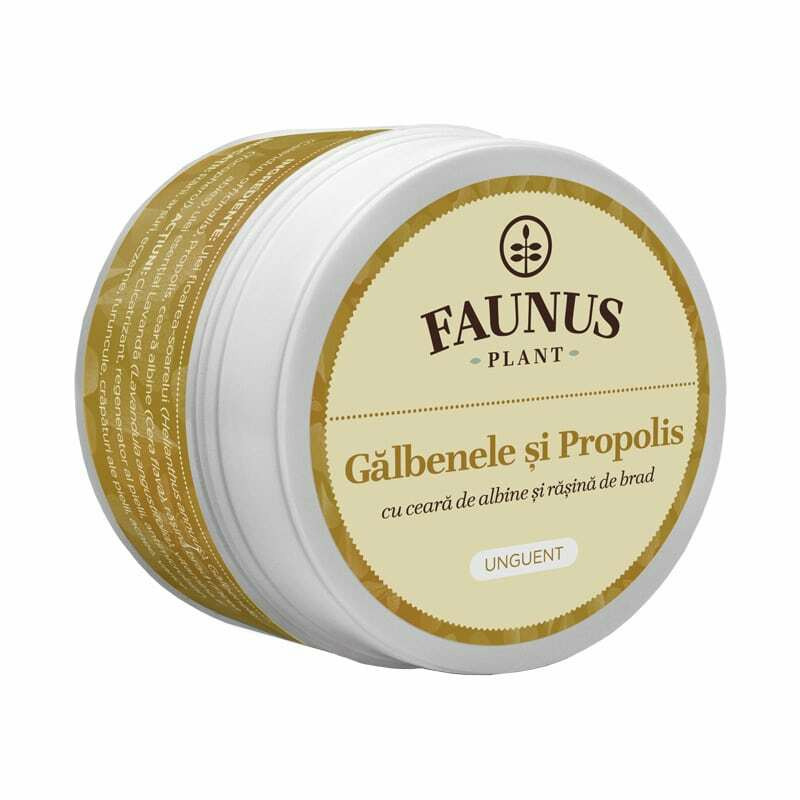 Unguent Galbenele si Propolis 50ml Faunus Plant